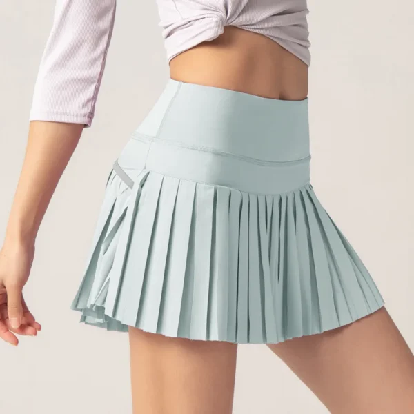 Somatic YOGA Wear women's Golf Pleated Skirt Gym Fitness Yoga Sport Tennis Female Outdoor Jogging Summer Mini Skirt Golf Women Clothing - Image 4