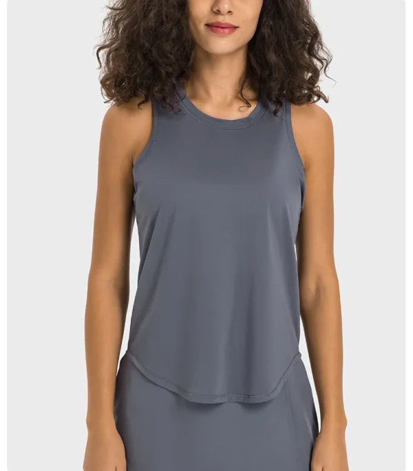 Somatic YOGA Wear Top Women Yoga Fitness Womens Clothing Workout Tennis Female Vest Blouse Outdoors Women's Gym Clothes Breathe Tank Top - Image 5