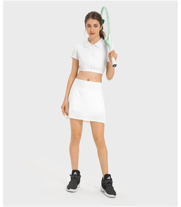 Somatic YOGA Wear Womens Dresses Skirt Tennis Golf Wear Gym Leggings Women's Pleated Skirt Outdoor Jogging Yoga Fitness Sport Skort - Image 6