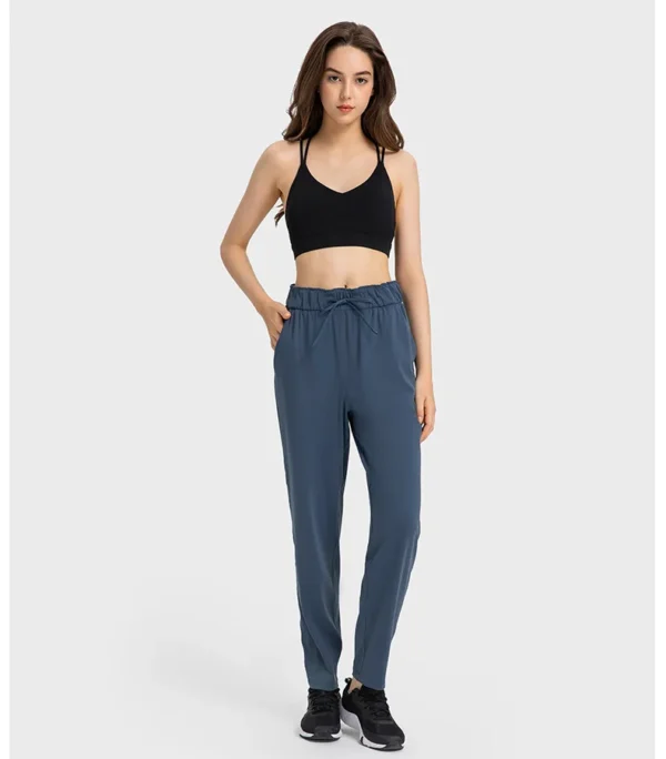 Somatic YOGA Wear women's Pants Gym Leggings Outdoor Jogging Yoga Fitness Tights Sport Workout High Waist Multiple Pockets Sweatpants Trousers - Image 2