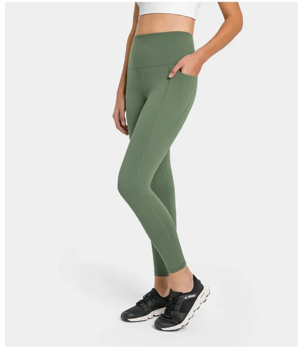 Somatic YOGA Wear women's Pants Gym Leggings Sportswear Yoga Wear Sport Fitness High Waist Outdoor Jogging Workout Pocket Womans Clothing