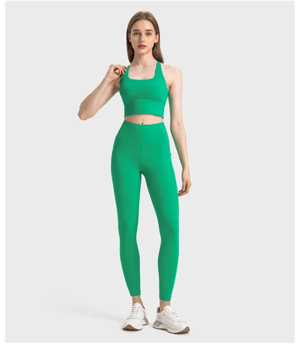 Womens Clothing Somatic YOGA Wear Outdoor Jogging Women'S Pants Fitness Leggings Elastic Shaping Sport Tights High-Waisted Workout Trousers - Image 2