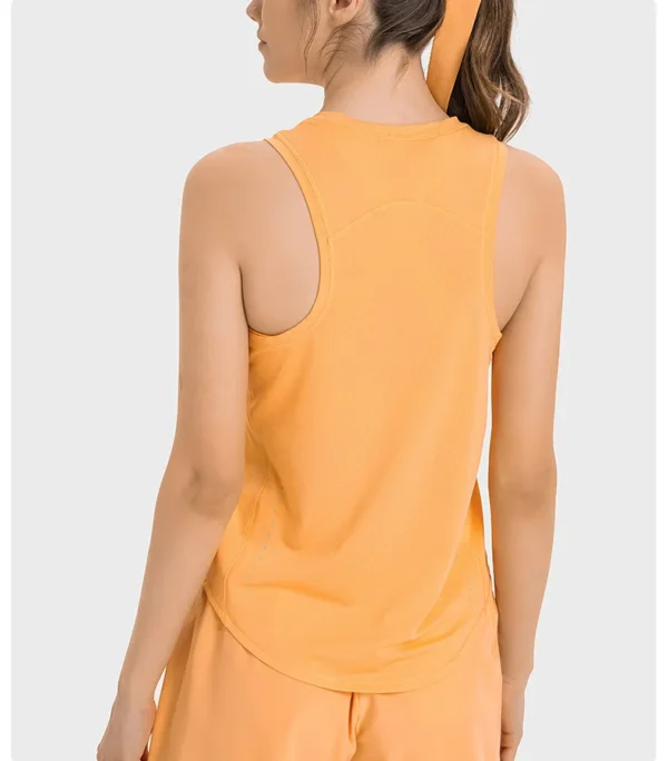 Somatic YOGA Wear Top Women Yoga Fitness Womens Clothing Workout Tennis Female Vest Blouse Outdoors Women's Gym Clothes Breathe Tank Top - Image 2