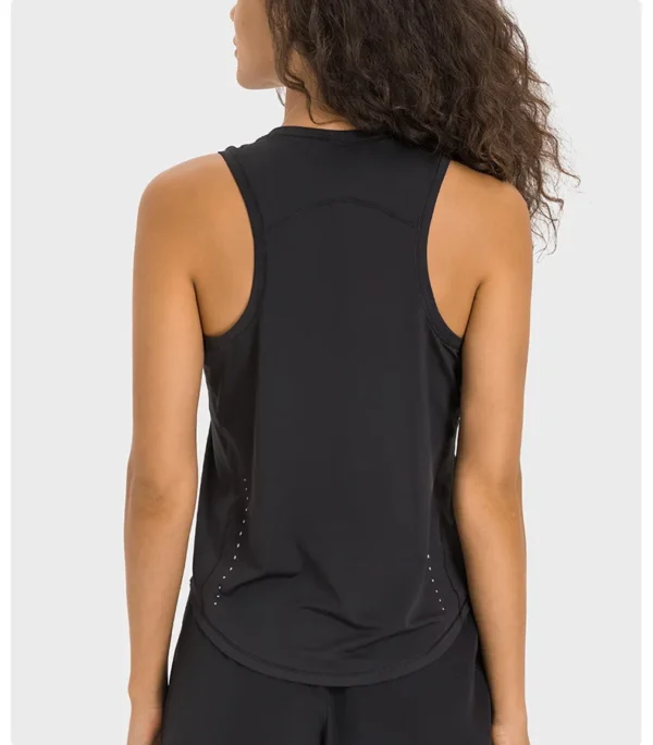 Somatic YOGA Wear Top Women Yoga Fitness Womens Clothing Workout Tennis Female Vest Blouse Outdoors Women's Gym Clothes Breathe Tank Top - Image 6