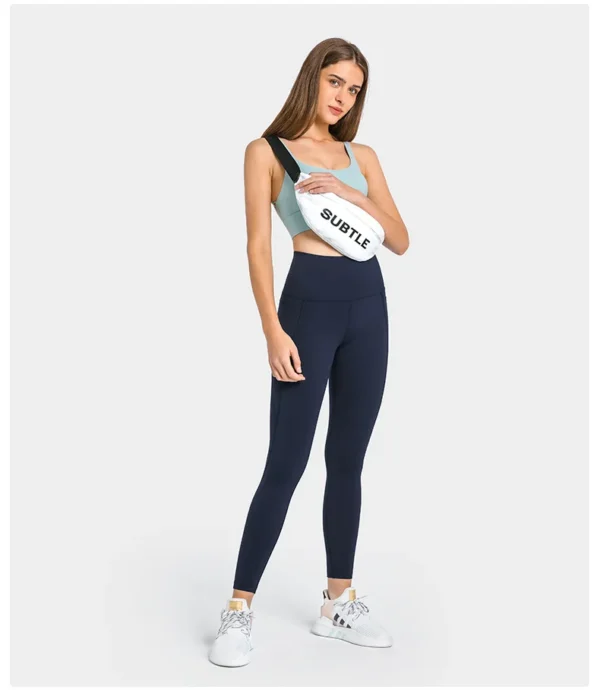 Somatic YOGA Wear women's Pants Gym Leggings Sportswear Yoga Wear Sport Fitness High Waist Outdoor Jogging Workout Pocket Womans Clothing - Image 6