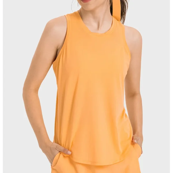Somatic YOGA Wear Top Women Yoga Fitness Womens Clothing Workout Tennis Female Vest Blouse Outdoors Women's Gym Clothes Breathe Tank Top