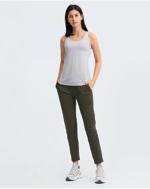 Somatic YOGA Wear Top Women Leggings Gym Women's Pants Yoga Sport Tights High Waist Loose Straight Tube Leisure Elasticity Women's Tracksuit - Image 3