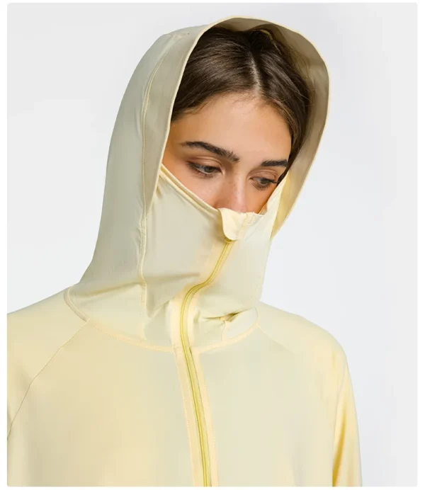 Somatic YOGA Wear Yoga Fitness Jackets Windbreak Breathable Quick Dry Sports and Leisure Outdoor Sun Protection Clothing Hooded Women Jacket - Image 6